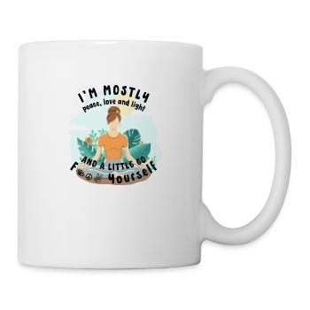 Peace & love Peace and love - Mug - white - Right
