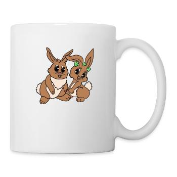 Easter Bunny Couple - Mug - white - Right