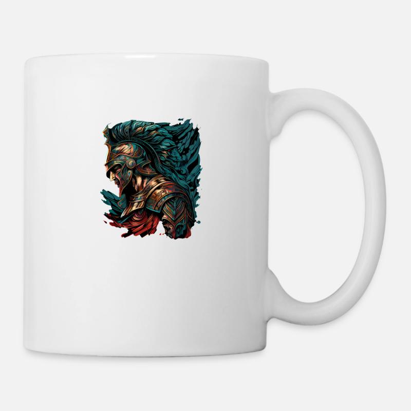 Spartanischer Krieger - Tasse - Weiß
