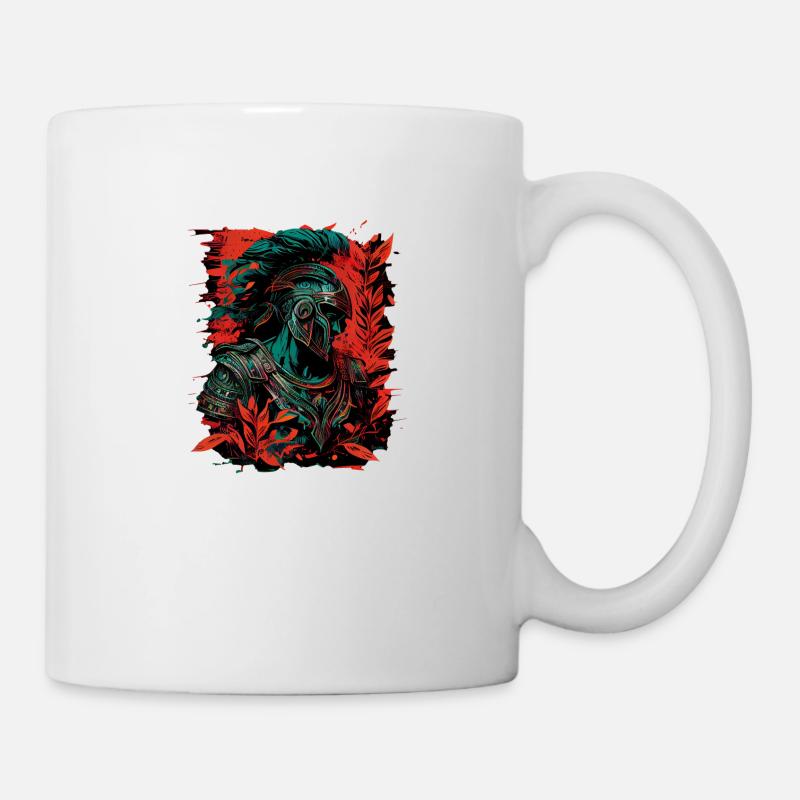 Spartanischer Krieger - Tasse - Weiß