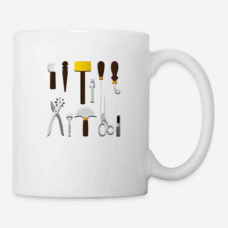 Leatherworking tools - Mug - white