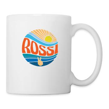 Rossii Shirt Vintage Sunset Rossii Groovy Tie Dye - Mug - white - Right