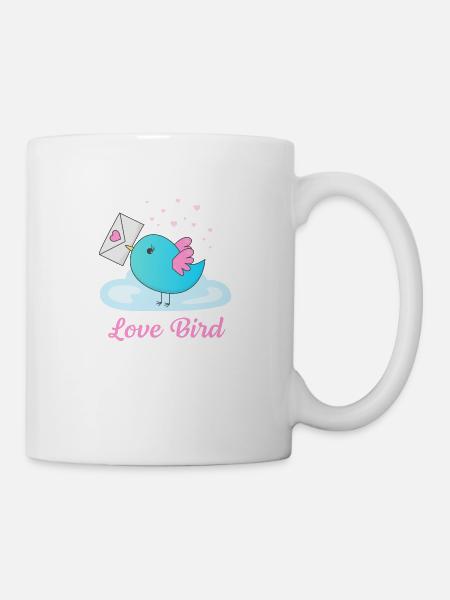 Love Bird - Tasse - Weiß