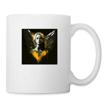 Yellow Angel Woman - Mug - white - Right