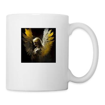 Yellow Woman Angel - Mug - white - Right