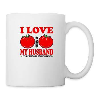 Drôle de Tomate Jardinage Femme Citation - Mug blanc - blanc - Droite