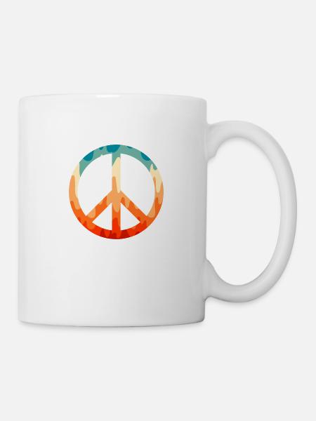 Hippie - Tasse - Weiß