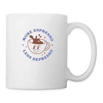 More Espresso Less Depresso - Mug - white - Right