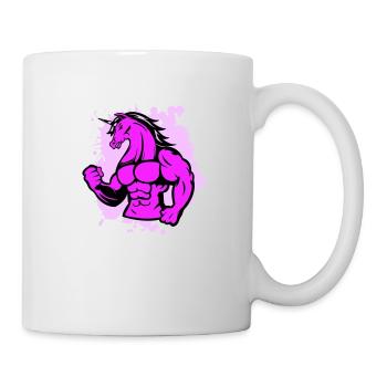 strong unicorn 1 - Tasse - Weiß - Rechts
