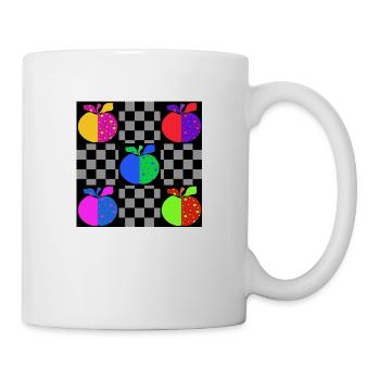 Apfel - Tasse - Weiß - Rechts