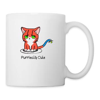 Purffectly niedlich - Tasse - Weiß - Rechts