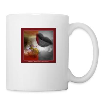 give peace a chance -01- - Tasse - Weiß - Rechts