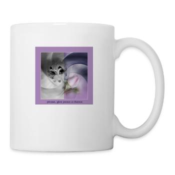 give peace a chance -02- - Tasse - Weiß - Rechts