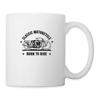Classic motorcycle classic motorcycle - Mug - white - Right