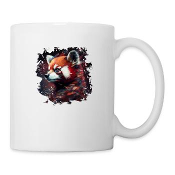 Red Panda Aquarelle Bien-être animal Biodiversité - Mug blanc - blanc - Droite