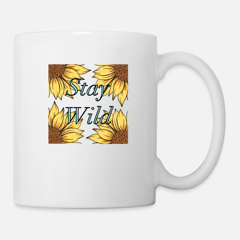 Rester sauvage - Mug blanc - blanc