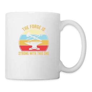 The Forge Is Strong With This One - Mug - white - Right