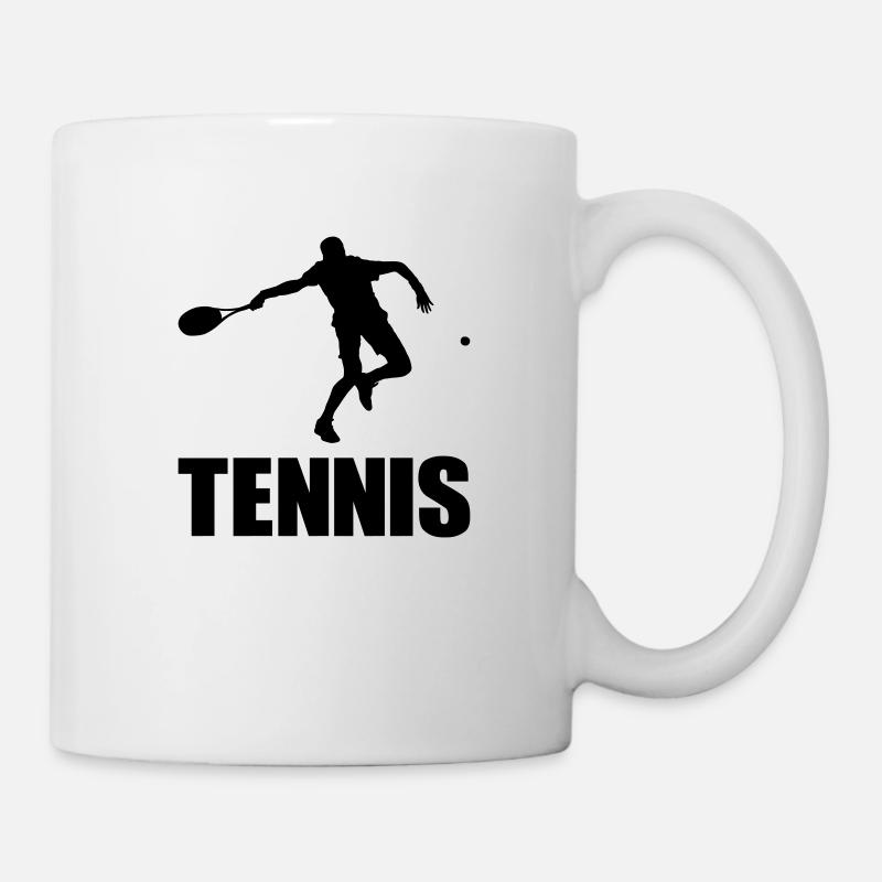Joueur de tennis - Mug blanc - blanc