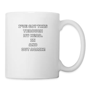 Design drôle et non réfléchi / dictons drôles - Mug blanc - blanc - Droite