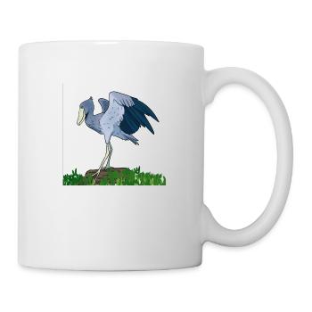 Shoebill Bird Ornithologist Forest I Gift - Mug - white - Right