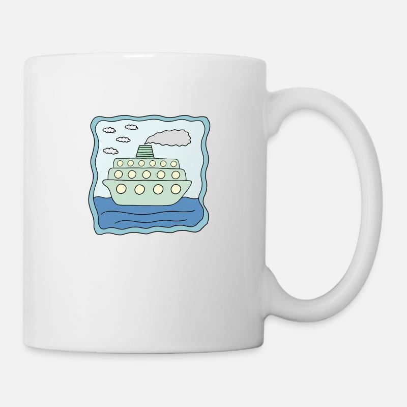 A ship design - Mug - white