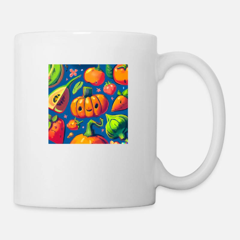 Fruits and vegetables - Tasse - Weiß