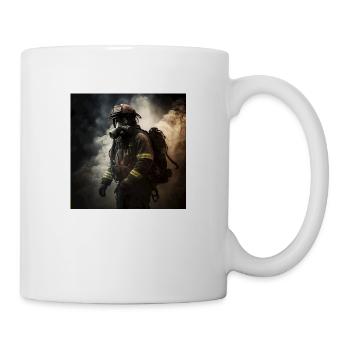 US Feuerwehrmann - Tasse - Weiß - Rechts