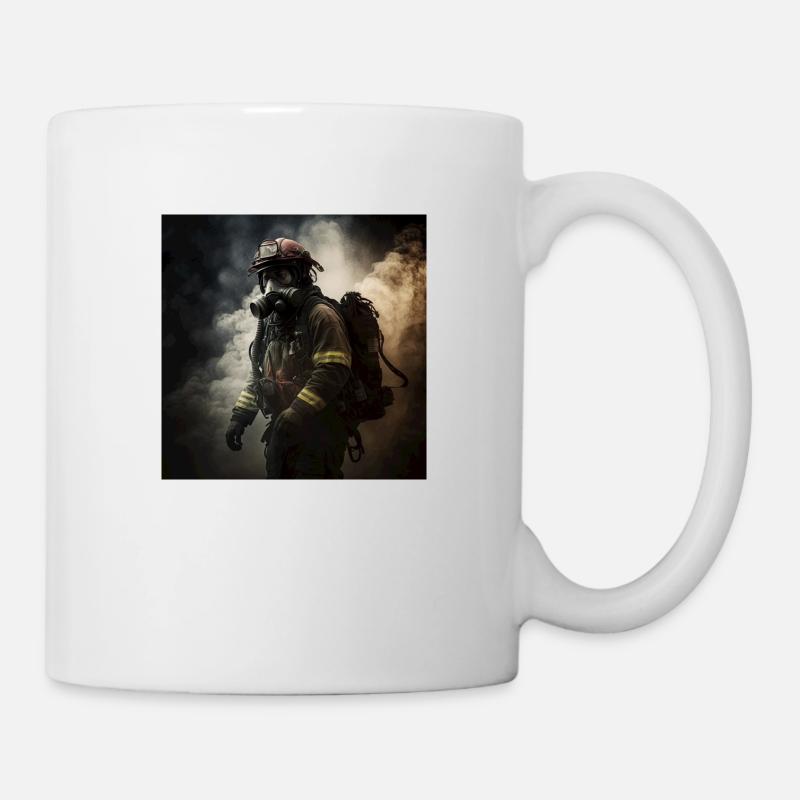 US Feuerwehrmann - Tasse - Weiß