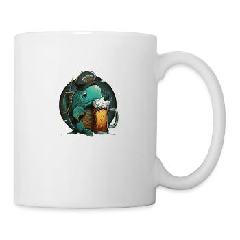 Captain Deep Sea Fish avec de la bière - Mug blanc - blanc - Droite