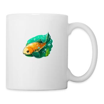 Carp for children - Mug - white - Right