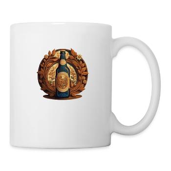 Beer bottle - motif for beer lovers - Mug - white - Right