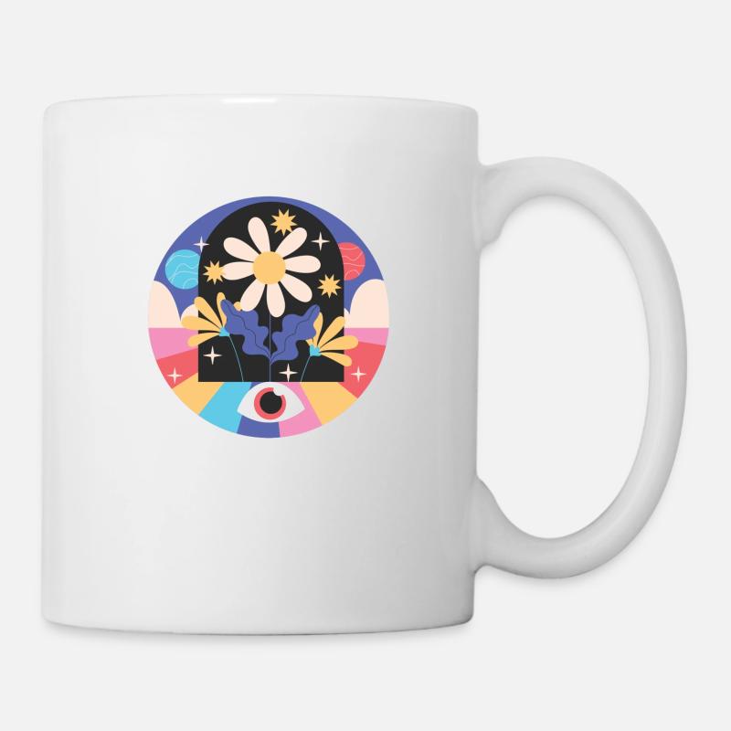 FLOWERS - Mug blanc - blanc