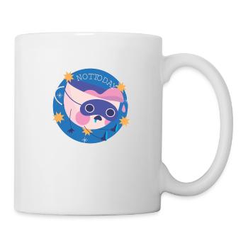 NOT TODAY - Mug blanc - blanc - Droite