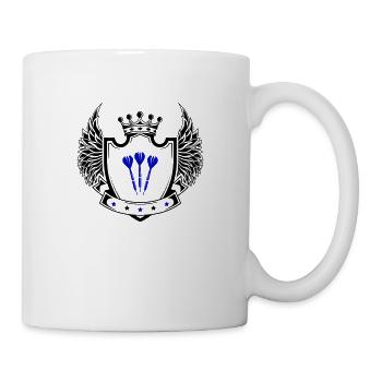 dart wappen - Tasse - Weiß - Rechts