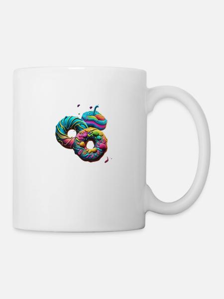 DONUTS WITH GOOD CREAM - DONUT - Mug - white
