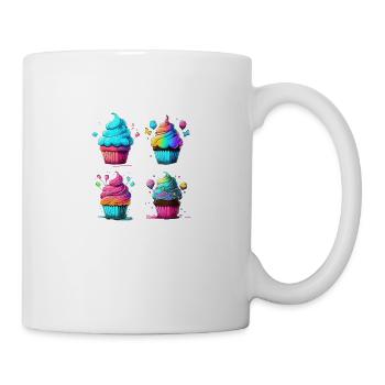 LECKERE CUPCAKES - Tasse - Weiß - Rechts