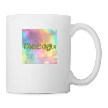 Vintage bunt - Tasse - Weiß - Rechts