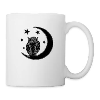 Eulenvogel - Tasse - Weiß - Rechts