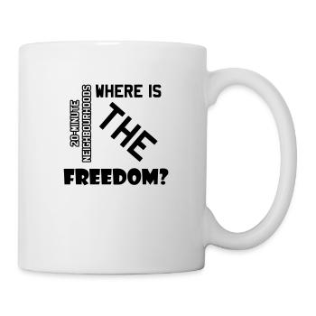 freedom - Mug - white - Right