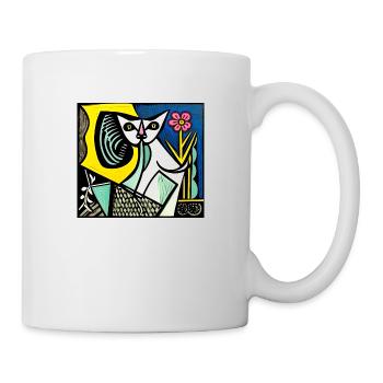katzen 151red - Tasse - Weiß - Rechts