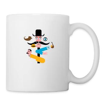 L'irréel Nestor - Mug blanc - blanc - Droite