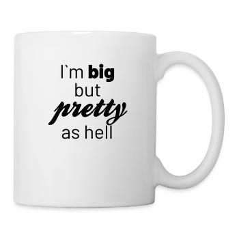 Je suis grand mais joli comme l’enfer - Mug blanc - blanc - Droite
