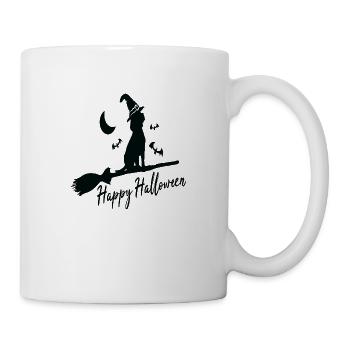 Happy Halloween - Tasse - Weiß - Rechts