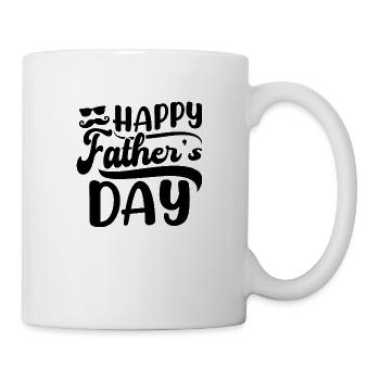 Happy Father´s Day - Tasse - Weiß - Rechts