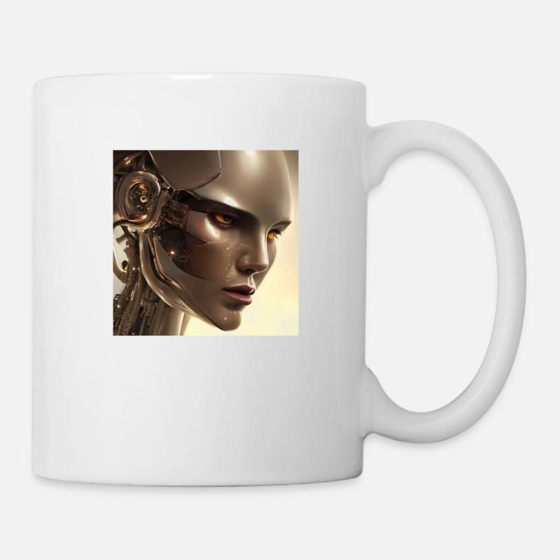 Cyborg - Tasse - Weiß