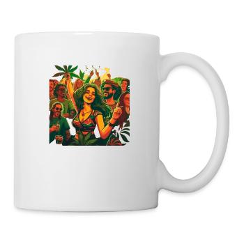 Crazy Party People Cadeau - Mug blanc - blanc - Droite