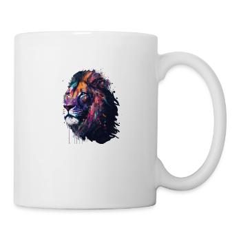 Regenbogen-König - Tasse - Weiß - Rechts