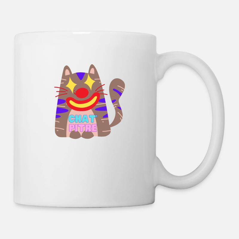 chat'pitre - Mug blanc - blanc