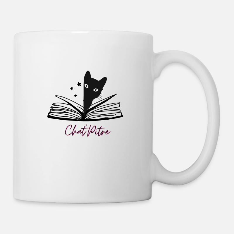 chat pitre - Mug blanc - blanc