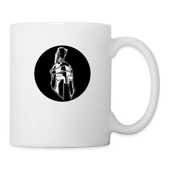 sparta helm - Tasse - Weiß - Rechts